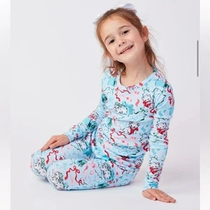 PrintFresh Kinder Baumwolle Weihnachten Urlaub Kätzchen verpackt Geschenk Pyjama Set - 6 - Bild 1 von 5