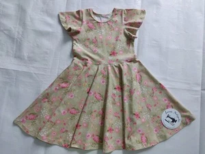 Kleid Drehkleid Mädchen Gr.122 Handmade Neu - Bild 1 von 2