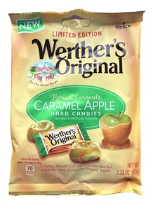 Werther's Original 2.22 oz Harvest Caramels CARAMEL APPLE Hard Candies BB 5/2026 - Picture 1 of 4