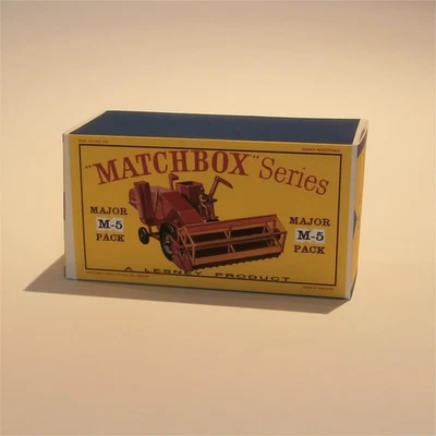 Matchbox Major Pack 5 a Massey Ferguson Harvester D Style Repro Box - Image 1 of 4