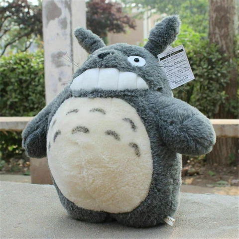 15" Anime Movie My Neighbor Totoro Gray Plush Doll Gift Toy Stuffed Pillow Soft Cover