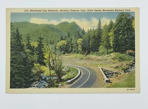Postkarte ~ Neufund Gap Highway Schornstein Spitzen Great Smoky Mountains Nationalpark - Bild 1 von 2