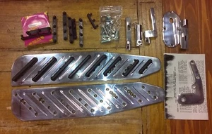 06-825 Arlen Ness stretched lunghe pedane cromate Harley Softail FXST 89-99 - Foto 1 di 1