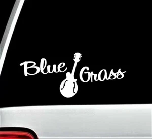 Calcomanía adhesiva mandolina música bluegrass para coche camión SUV furgoneta música folclórica J1019 - Imagen 1 de 4