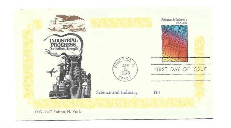 2031 Science & Industry, FSC RJT Fulton  FDC - Image 1 of 1