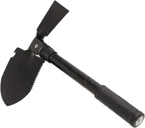 Ultra Mini Folding Pick Shovel Saw MultiFunction Portable Fishing Camping Hiking - Picture 1 of 23