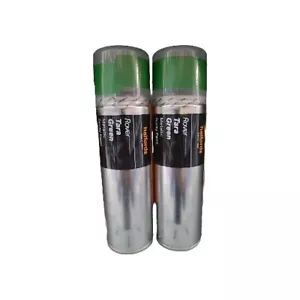 ROVER TARA GREEN METALLIC SPRAY PAINT 300ML HALFORDS X2 - Picture 1 of 2