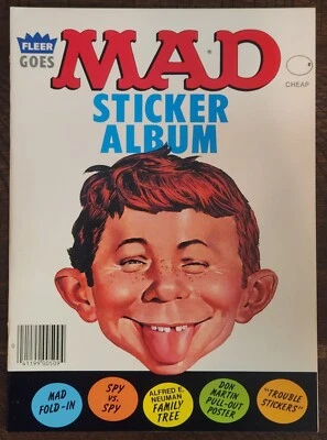 1983 FLEER GOES MAD EMPTY Sticker Album Comedy Magazine GREAT CONDITION VINTAGE! Foto 1 de 4