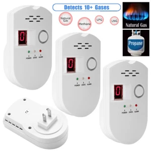 Detector de Fugas de Gas Natural para Hogar Cocina, Combustible y Explosivo Alarma de Gas EE. UU. - Imagen 1 de 23