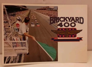 Brickyard 400 Mit der grünen Flagge Winston Cup Autobahn IN Postkarte - Bild 1 von 7