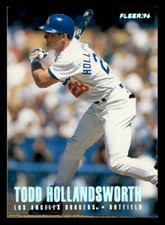 Todd Hollandsworth 1996 Fleer  Card #437 Los Angeles Dodgers