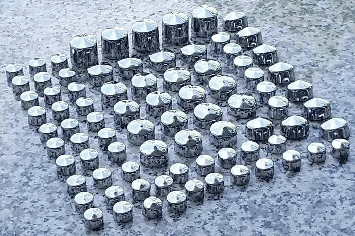 1983-2026 Harley Davidson Dyna Glide CHROME BOLT CAPS - Image 1 of 1