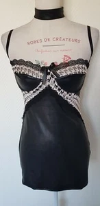 Robe Mitaines Tour De Coup Et String Assortis Virgin Passion Taille L/XL (40-42) - Picture 1 of 12