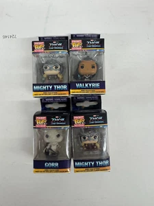 Funko Pocket Pop! Keychain: Mighty Thor x2, Valkyrie, Gorr Lot of 4 - Picture 1 of 1