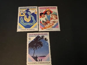 1987 Cocos (Keeling) Islands CHRISTMAS set of 3 Sc 169-171 MNH COMBINED SHIPPING - Picture 1 of 2