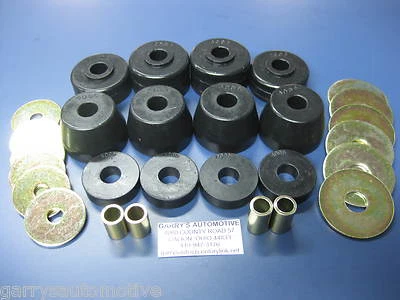 Juego de kit de marco de cojín de buje de montaje de carrocería Dodge 2 4x4 camioneta 72-85 54101 Foto 1 de 2