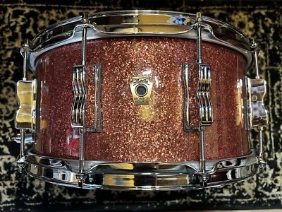 Малый барабан Ludwig 6,5 дюйма x 14 дюймов классический клен - гибридный медный блеск - Изображение 1 из 4
