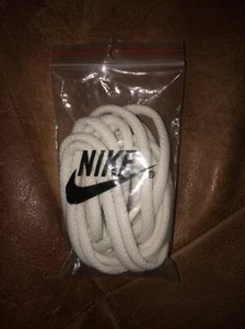 100% Authentic New Nike Laces Original Color White - Picture 1 of 2