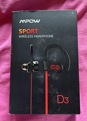 Auriculares inalámbricos deportivos MPOW D3 Bluetooth gancho para oreja y cable impermeables funcionando Foto 1 de 4