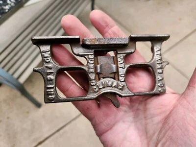 EC ATKINS & CO  CLIMAX Antique Saw Tooth Setting Raker Very Clean Early Patent - Image 1 of 4