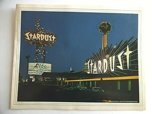 Vintage Las Vegas Stardust Hotel & Casino Souvenir Photo Holder - Picture 1 of 9