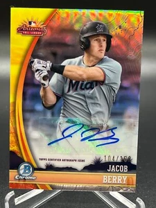 2024 Bowman Chrome Jacob Berry AFL Fall Stars Auto 104/150 #AFL-JB - Bild 1 von 2