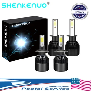 For Benz ML320 ML430 1998-2001 H7 H1 Combo LED Headlight High Low 6000K 4x Bulbs - Picture 1 of 9