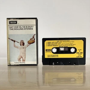 ROLLING STONES - GET YER YA-YA'S OUT! - DECCA KSKC5065 - 1970 UK CASSETTE - Picture 1 of 8