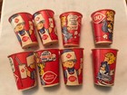 8 Vintage 1977 Dairy Queen Waxed Lily Cups