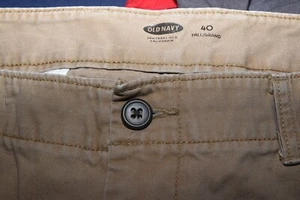 OLD NAVY TAGLIA 40 PANTALONCINO COTONE PIATTO DAVANTI - VITA MISURE 42 - Foto 1 di 3