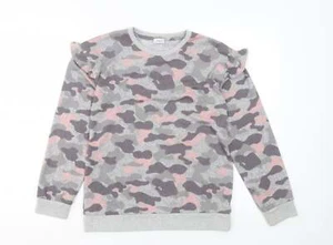 F&F Girls Pink Camouflage Polyester blend Casual Size 12-13 Years Pull - Picture 1 of 12