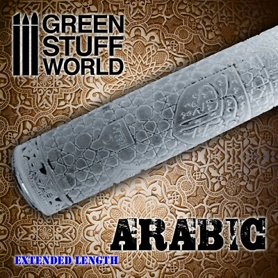 Rodillo Texturizado ARABE - Arabico arcilla polimerica FIMO sculpey GSW