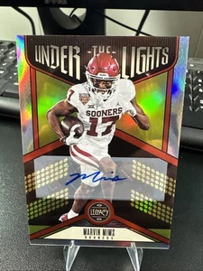 MARVIN MIMS 2023 PANINI LEGACY #UL-MIM BAJO LAS LUCES AUTOMÁTICO - Imagen 1 de 2