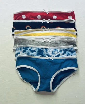 NORDSTROM RACK Multi Pack Ropa Interior Hipster Bragas Niñas Jóvenes Talla 4/5 Foto 1 de 4