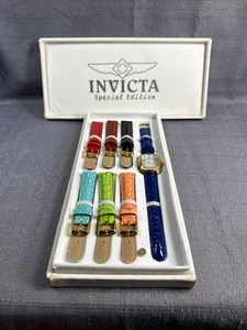Ladies Invicta Watch with 7Bands / Flame-Fusion Crystal Heart / Model 0051 Vtg - Picture 1 of 5