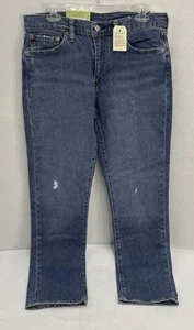 Levi's 512 Slim Taper Distressed Denim Jeans Pants - Men's 33x30 w/ Tags NWT - Picture 1 of 6
