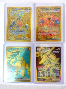 Pokemon TCG Charizard Garchomp Rayquaza Ting Lu Full Art Card Bundle Holo Rare - Foto 1 di 7