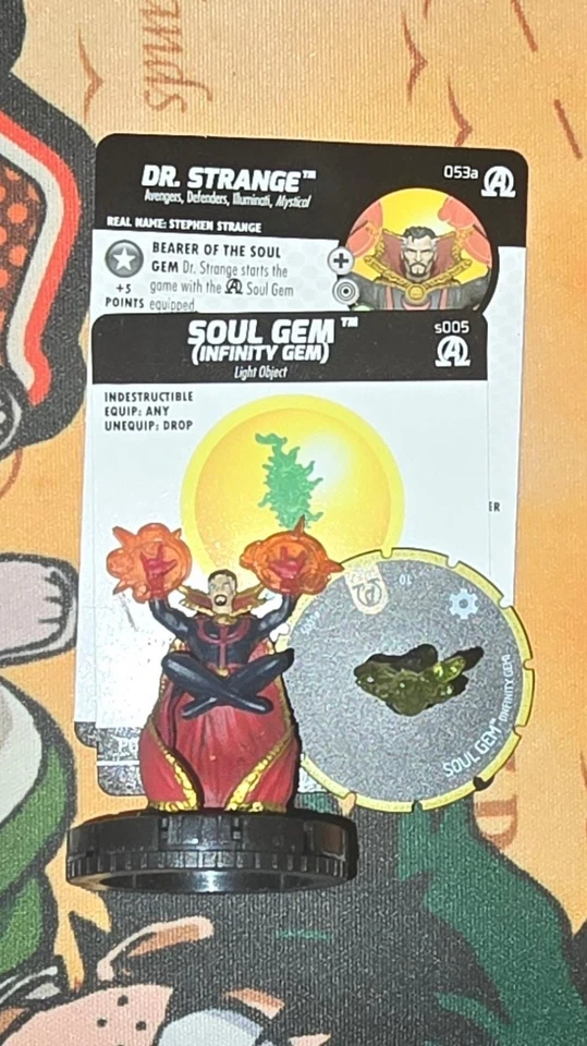 HEROCLIX DR. STRANGE 053a 带 s005 灵魂宝石 — 第 1/1 张图片