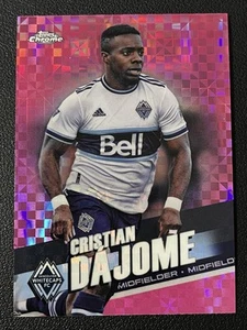 Cristian Dajome 2022 Topps Cromo Rosa X-Fractor Vancouver Gorras Blancas - Imagen 1 de 3