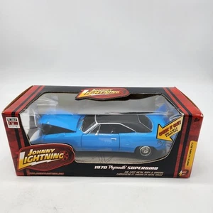 Johnny Lightning Limited Edition 1970 Plymouth Superbird Blue RARE 1:24 Scale - Picture 1 of 11