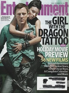 Entertainment Weekly Nov 18, 2011 ROONEY MARA-HUGH JACKMAN-DIANE KEATON-LUCY LIU - Picture 1 of 5