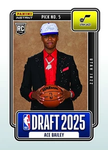 Ace Bailey - 2025-26 Panini Instantáneo NBA Draft Night #5 UTAH JAZZ PREVENTA - Imagen 1 de 1