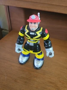 RESCUE HEROES NIGHT PATROL SAM SPARKS 2001 FIGURA DE ACCIÓN DE COLECCIÓN BOMBERO - Imagen 1 de 5