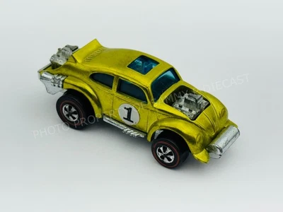 Hot Wheels Redline EVIL WEEVIL Yellow HK Dark Interior Very Nice !! - Image 1 of 4