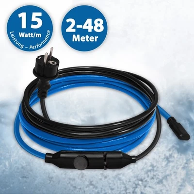 Heating Cable Trace Heating System Frost Protection Auftaukabel Cable Heating - Image 1 of 4