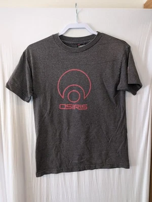 Vintage Y2K Osiris T-Shirt Faded Black Size Small Skate Grunge - Image 1 of 4