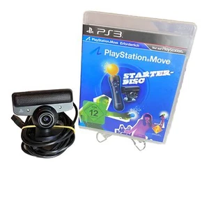 ⚡️ Eye Toy Kamera PS3 Playstation 3 Schwarz USB Anschluss + Move Starter Disc - Bild 1 von 3