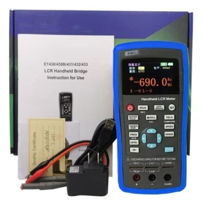 Digital LCR Meter Inductance Resistance Capacitance Tester L C R Z X D Q ESR - Picture 1 of 17