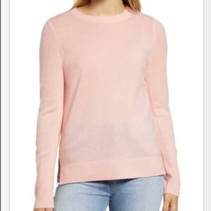 Maglione cashmere alogeno Crewneck rosa Chintz taglia small - Foto 1 di 6