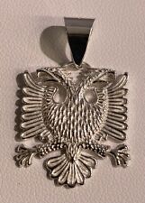 Sterling Silver Small Albanian Eagle Charm